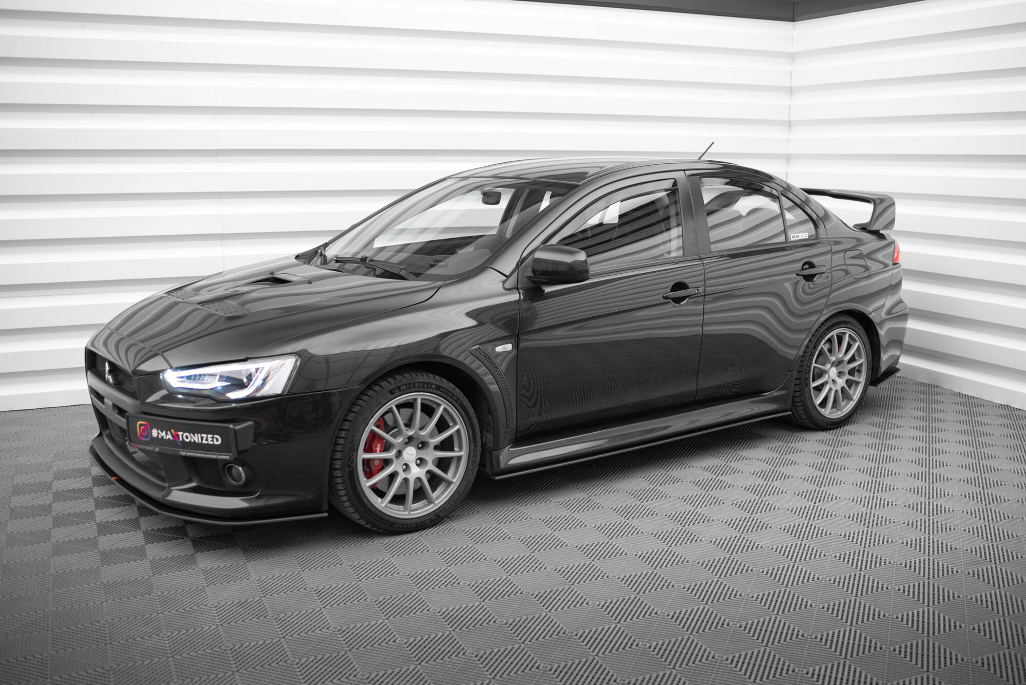 Street Pro Side Skirts Diffusers Mitsubishi Lancer EVO X - Image 2