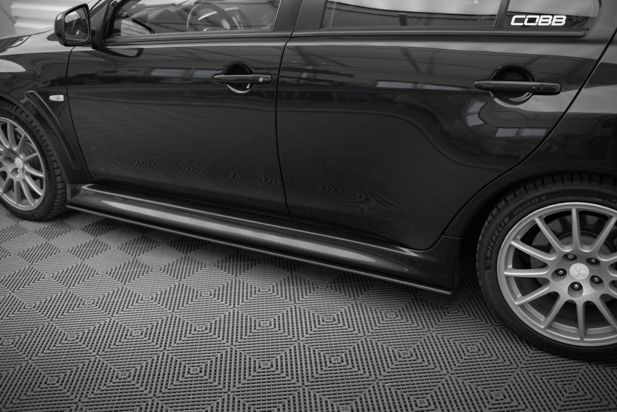 Street Pro Side Skirts Diffusers Mitsubishi Lancer EVO X - Image 3
