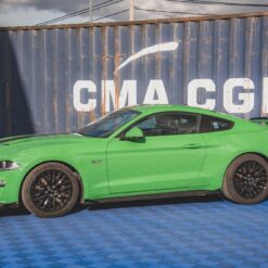 Alternative view of Street Pro Side Skirts Diffusers V.1 + Flaps Ford Mustang GT Mk6 Facelift