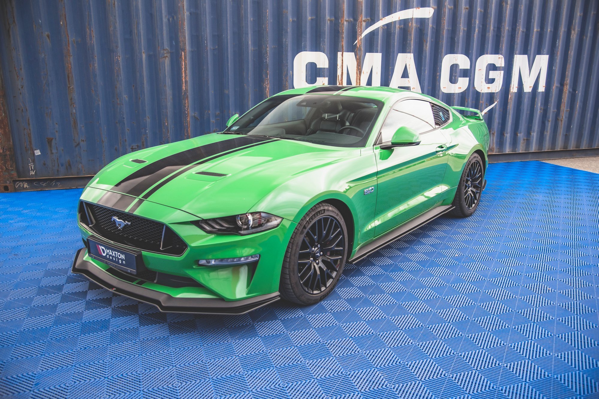 Street Pro Side Skirts Diffusers V.1 Ford Mustang GT Mk6 Facelift - Image 2