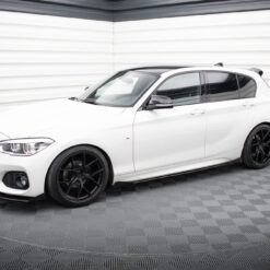 Alternative view of Street Pro Side Skirts Diffusers V.2 + Flaps for BMW 1 F20 M135i / M140i / M-Pack