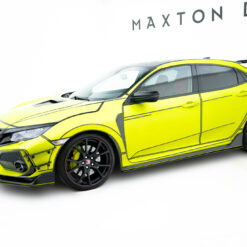 Alternative view of Street Pro Side Skirts Diffusers V.2 Honda Civic Type-R Mk10 / Mk10 Facelift