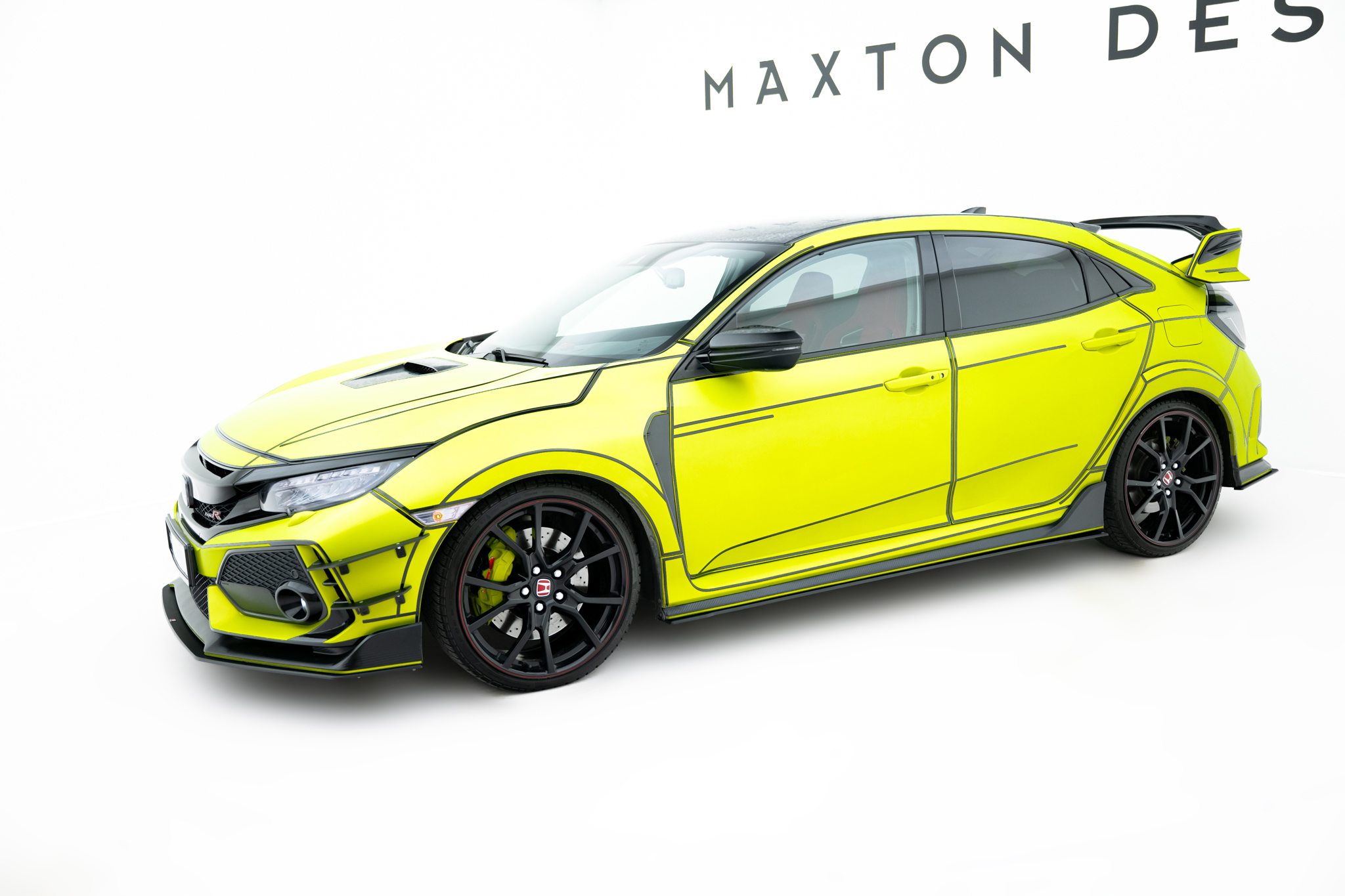 Street Pro Side Skirts Diffusers V.2 Honda Civic Type-R Mk10 / Mk10 Facelift - Image 2
