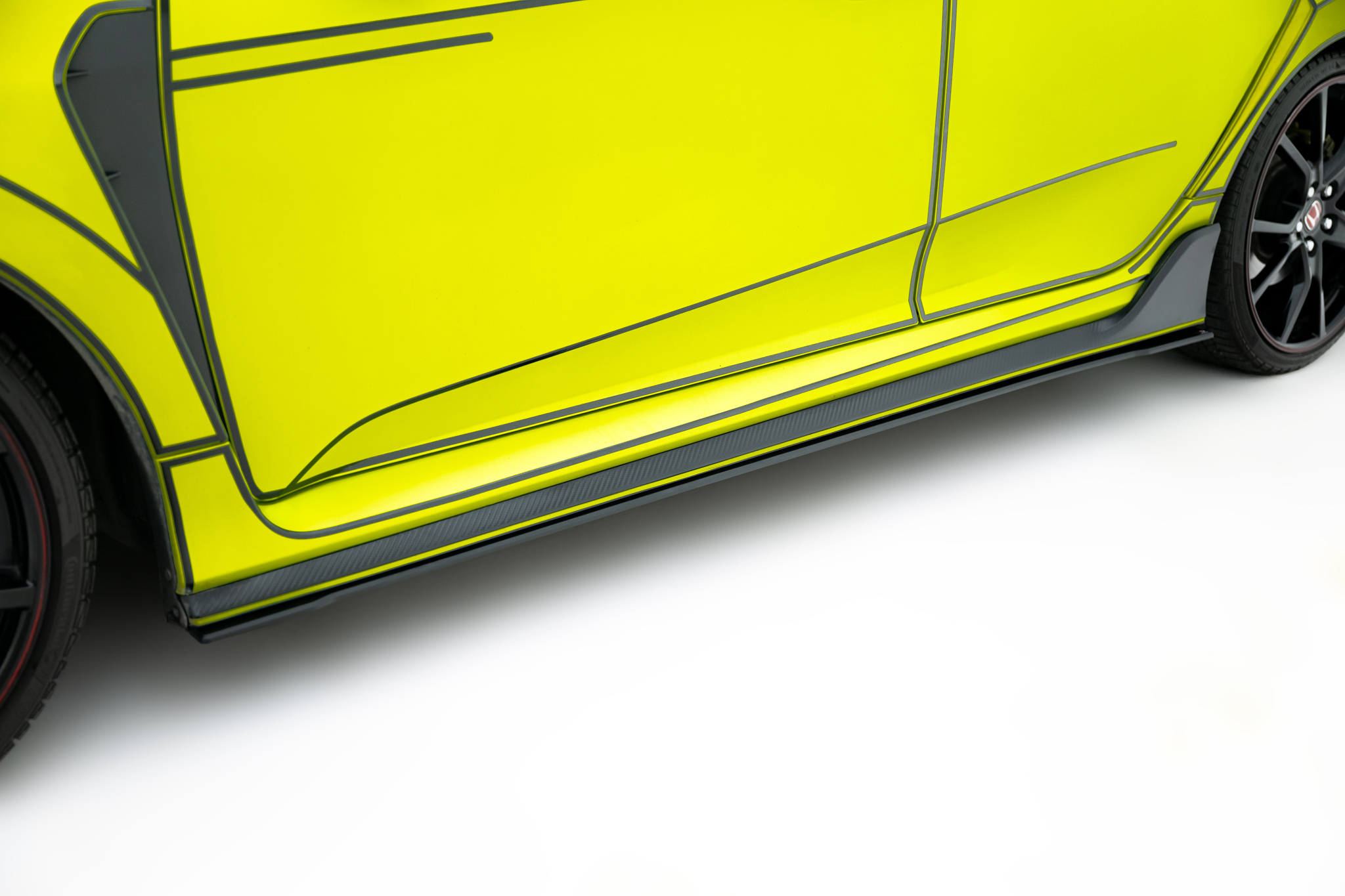 Street Pro Side Skirts Diffusers V.2 Honda Civic Type-R Mk10 / Mk10 Facelift - Image 3