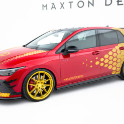 Alternative view of Street Pro Side Skirts Diffusers Volkswagen Golf GTI Clubsport Mk8 Facelift