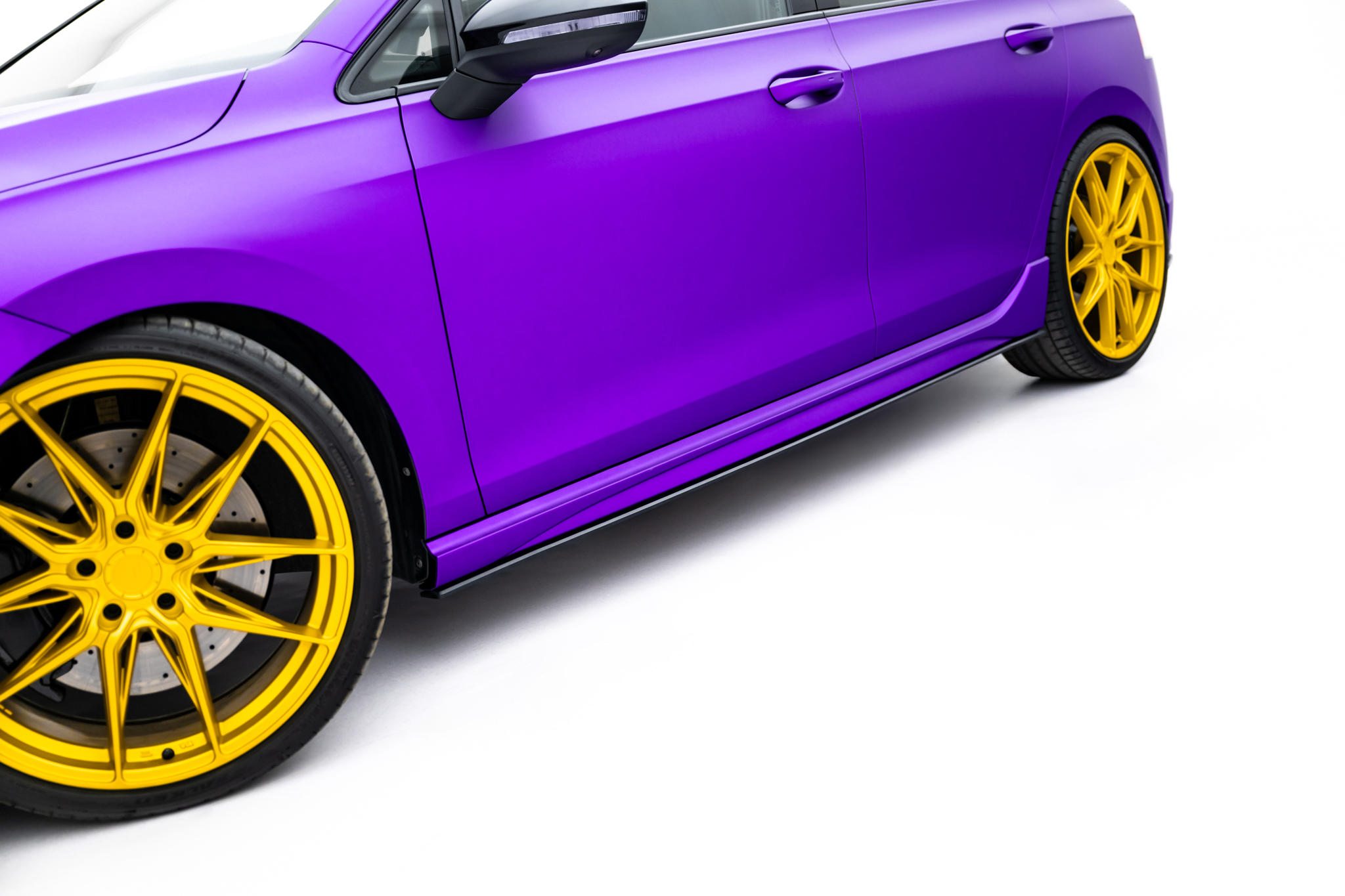 Street Pro Side Skirts Diffusers Volkswagen Golf R Mk8 Facelift - Image 2