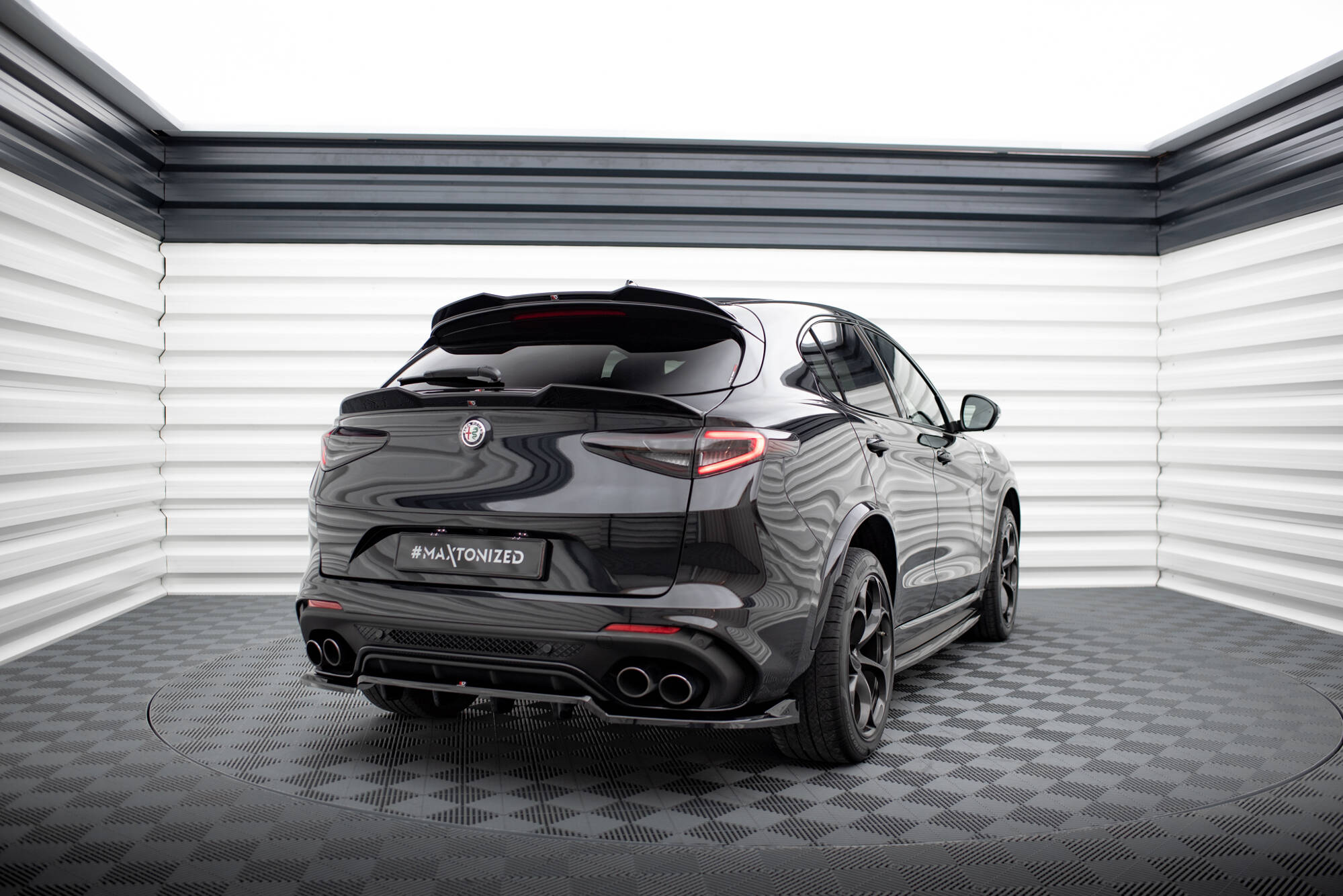 Upper Spoiler Cap 3D Alfa Romeo Stelvio Mk1 - Image 2
