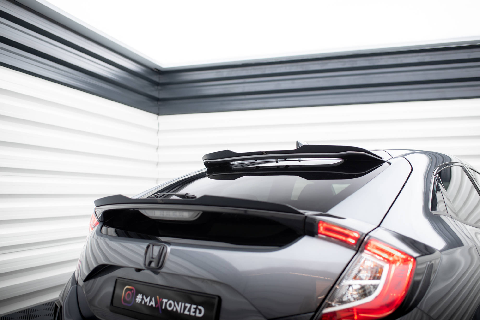 Upper Spoiler Cap Honda Civic Sport Mk 10 - Image 3