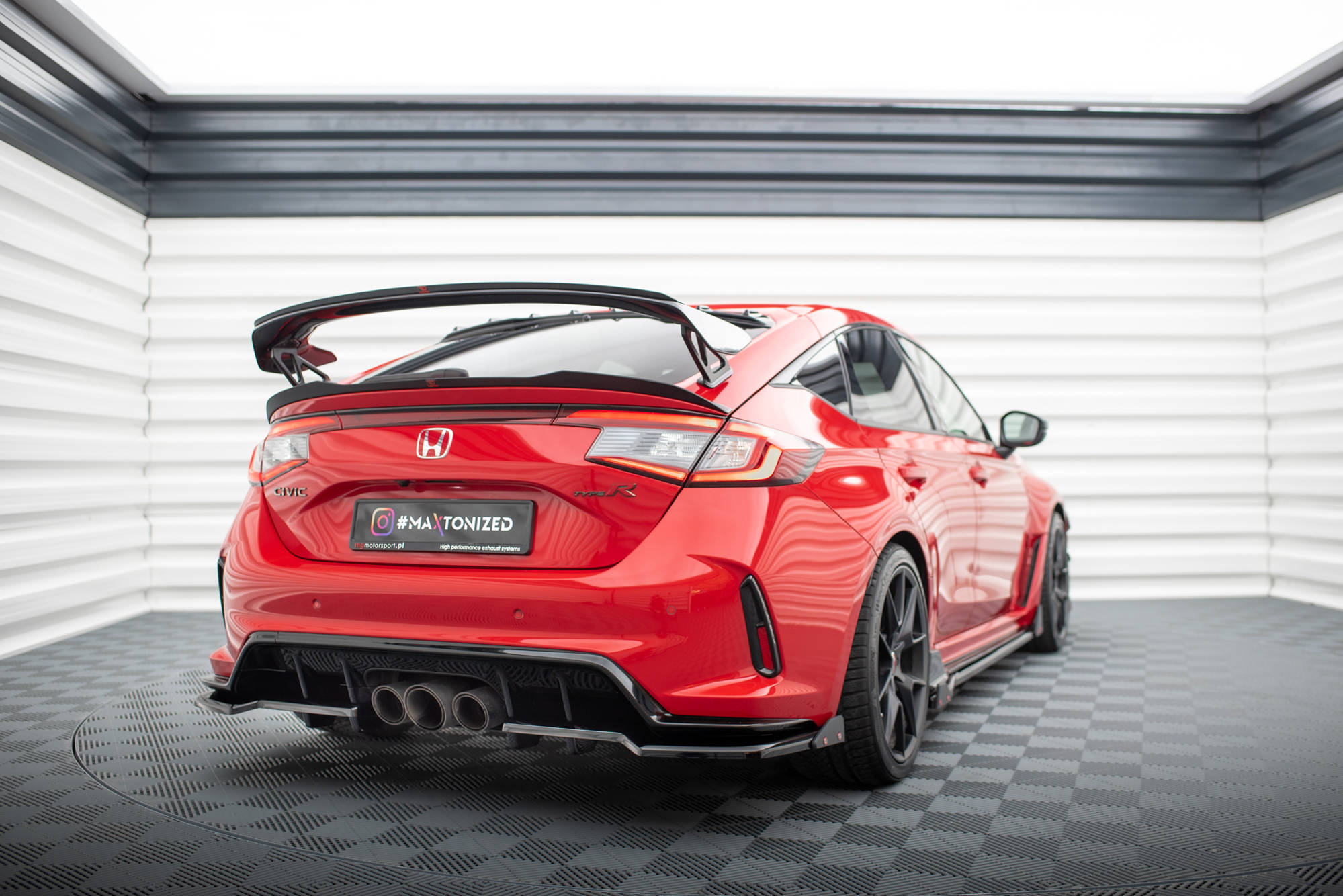 Upper Spoiler Cap Honda Civic Type-R Mk 11 - Image 3