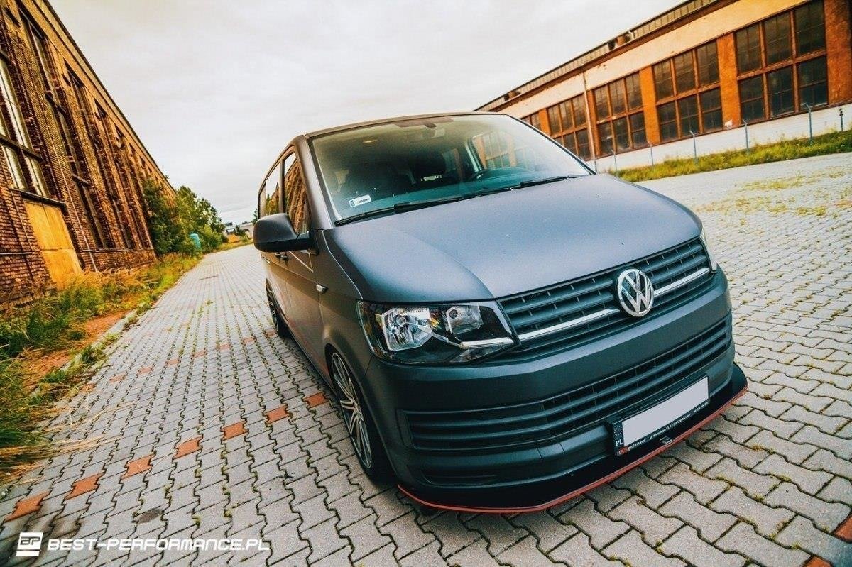 VOLKSWAGEN T6 FRONT SPLITTER v.1 - Image 2