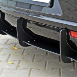 Alternative view of VW SCIROCCO R REAR DIFFUSER & REAR SIDE SPLITTERS