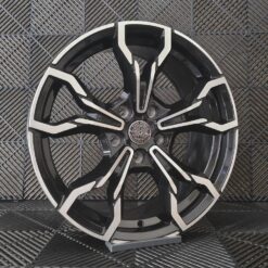 Jante PESA 19x8 ET38 5X120 - BLACK MACHINED FACE