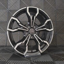 Jante PESA 18x8 ET38 5X120 - BLACK MACHINED FACE