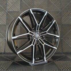 Jante PESA 18x8 ET38 5X120 - NEW BLACK MACHINED FACE