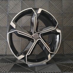 Jante PESA 20x9 ET35 5X112 - BLACK MACHINED FACE