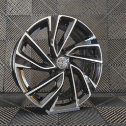 Jante PESA 19x8 ET45 5X112 - BLACK MACHINED FACE