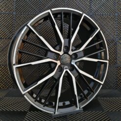 Jante PESA 19x8 ET45 5X112 - BLACK MACHINED FACE