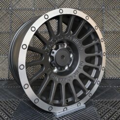 Jante PESA 18x8.5 ET0 6X139.7 - MATT BLACK MACHINED LIP