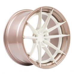 ZP.MODULAR 1 20x11 ET40 5x120 - SUPER DEEP CONCAVE - White Center / Sparkling Champagne Lip