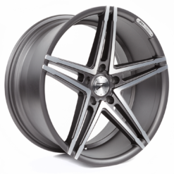 ZP4.1 Deep Concave 20x9 ET35 5x112 - Matte Gunmetal/Polished