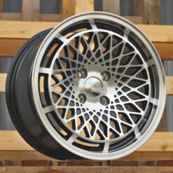 Jante RACIN LU519 R15x8 ET25 4x100 - Black Polished