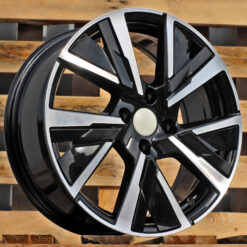 Jante Peugeot R16x6.5 ET40 5x108 - Black Polished