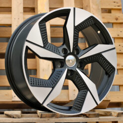 Jante RACIN I5637 R19x8 ET48 5x114.3 - Black Polished Half Matt