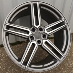 Jante HAXER 20x10 ET40 5x120 - Grey Polished Half Matt