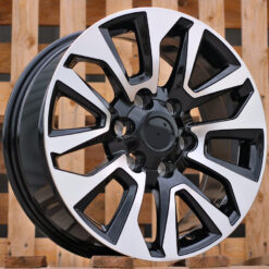 Jante 4X4 R18x7.5 ET25 6x139.7 - Black Polished