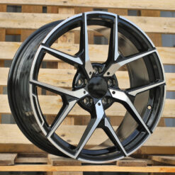 Jante MER XE137 R18x8 ET43 5x112 - Black Polished