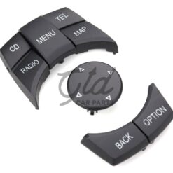 Pack 6 Botões IDRIVE CIC BMW 1/2/3/4/5/6/7 X3 X4 X5 X6  - CD