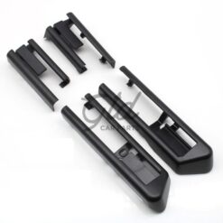 Pack 4 Frisos para Calhas Bancos Preto BMW 5 5GT 7 F10 F01 F07 Pré LCI