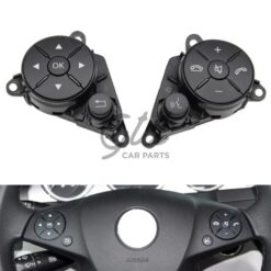 Alternative view of Comandos Volante Preto Mercedes-Benz Classe C E GLK W212 W207 W204 2008-2014