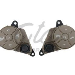 Comandos Volante Castanho Mercedes-Benz Classe R CLS SLK W251 W164 W219 W230 2009-2012