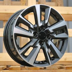 Jante Nissan R15x6 ET40 4x100 - Black Polished