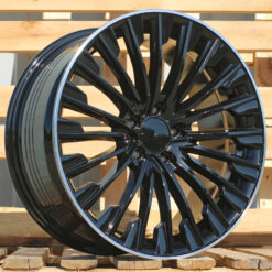 Jante Mercedes R20x8.5 ET35.5 5x112 - Black+Polished Lip