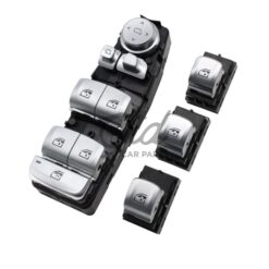 Conjunto Interruptores Vidros Prata BMW Série 3/5/7 X3 X5 X6 F30 F10 2009-2018