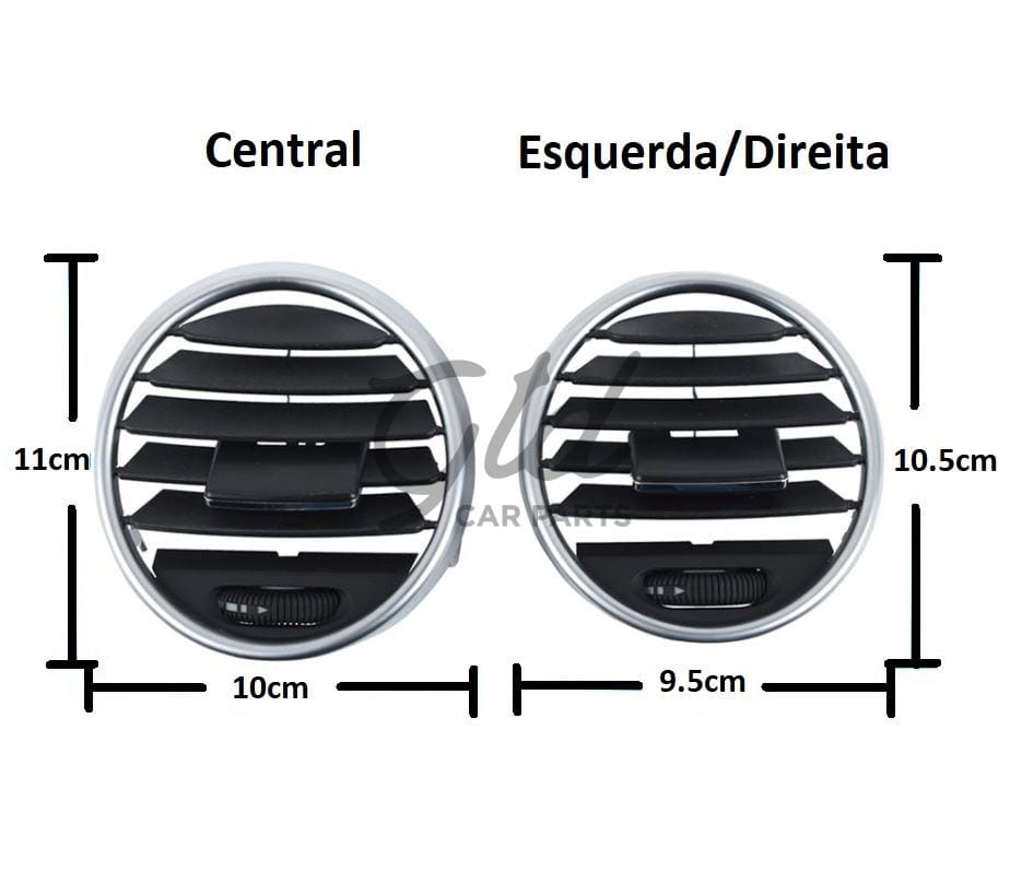Ventilação Central Frontal Cinza Mercedes-Benz Classe ML GL W164 2005-2012 - Image 3