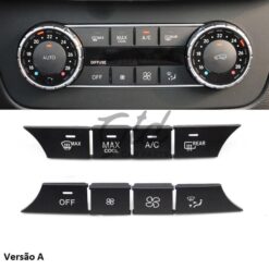Conjunto de 8 Botões Módulo Ar Condicionado Mercedes-Benz ML GL GLS W166 W292 2012-2019 Versão A