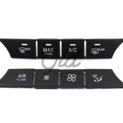 Alternative view of Conjunto de 8 Botões Módulo Ar Condicionado Mercedes-Benz ML GL GLS W166 W292 2012-2019 Versão B