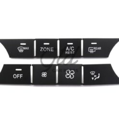 Alternative view of Conjunto de 8 Botões Módulo Ar Condicionado Mercedes-Benz ML GL GLS W166 W292 2012-2019 Versão D