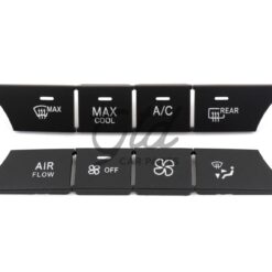 Alternative view of Conjunto de 8 Botões Módulo Ar Condicionado Mercedes-Benz ML GL GLS W166 W292 2012-2019 Versão F
