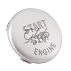 Botão Start Stop Cinza Prata BMW Série 1/3/5/X1 X3 X6 E82 E87 E90 E91 2004-2015