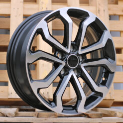 Jante Toyota R17x6.5 ET35 5x114.3 - F Black Polished