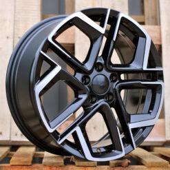 Jante Volkswagen R20x8.5 ET38 5x112 - Black Polished Half Matt