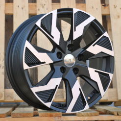Jante Renault R17x7 ET45 5x114.3 - F Black Polished Half Matt