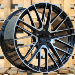Jante Porsche 21x11.5 ET67 5x130 - Black Polished