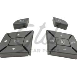 Botões Volante Cinza Escuro Mercedes-Benz Classe ML GL Classe G W166 W463 2011-2018 Versão 1