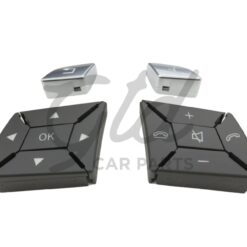 Botões Volante Cinza Escuro Mercedes-Benz Classe ML GL Classe G W166 W463 2011-2018 Versão 2