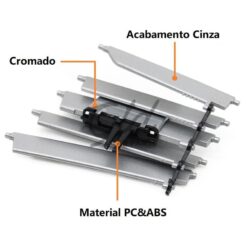 Alternative view of KIT Reparação Grelhas Ventilação Frontais Centrais Mercedes-Benz Classe E W207 2013-2016-Direito   Esquerdo